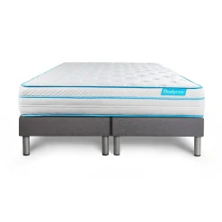 Bodycare Ensemble Ressorts ensachés et mémoire de forme de confort Ferme avec sommier tapissier* Ensemble Sommier Et Matelas