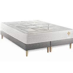 Ensemble Ressorts ensachés et mémoire de forme de confort Equilibré avec sommier tapissier>Litier Deluxe Hot