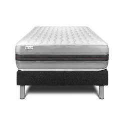 Vitalit Ensemble Ressorts ensachés et mémoire de forme de confort Equilibré avec sommier tapissier* Ensemble Sommier Et Matelas