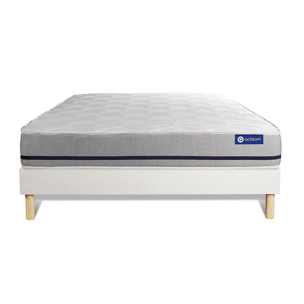 Actisom Ensemble Ressorts ensachés de confort Mi-ferme avec sommier kit* Ensemble Sommier Et Matelas