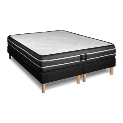 Ensemble Ressorts ensachés et mémoire de forme de confort Ferme avec sommier tapissier>Prestige Literie Best