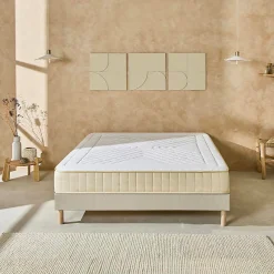 Ensemble Symphonie 2.0 140x190 cm Matelas Mousse + Sommier Bois>Nuit De Coton Outlet