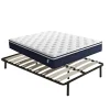 Ensemble 140x190 cm Matelas à ressorts + Sommier avec lattes larges, Epaisseur du Matelas 25cm>Teeno Hot