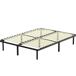Ensemble 140x190 cm Matelas à ressorts +Sommier à Lattes sur Pieds, Epaisseur du Matelas 30cm><noscript><img width=