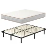 Ensemble 140x190 cm Matelas Mousse + Sommier à Lattes, Epaisseur du Matelas 18 cm>Teeno Best