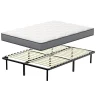 Ensemble 140x190cm Matelas à ressorts +Sommier à Lattes sur Pieds, Epaisseur du Matelas 20cm>Teeno Outlet