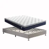 Ensemble 140x190cm Matelas à ressorts + Cadre de lit Plateforme Capitonné, Epaisseur du Matelas 20cm>Teeno New