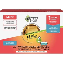Epur Entretien 1an fosse septique 54 sachets* Déboucheur