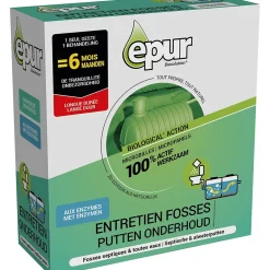 Epur Entretien fosses septiques 6 mois activateur microbilles* Déboucheur