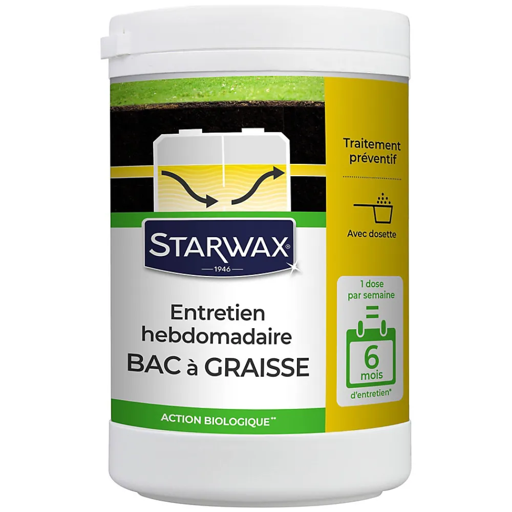 Entretien hebdomadaire bac à graisses 750g,>Starwax Sale
