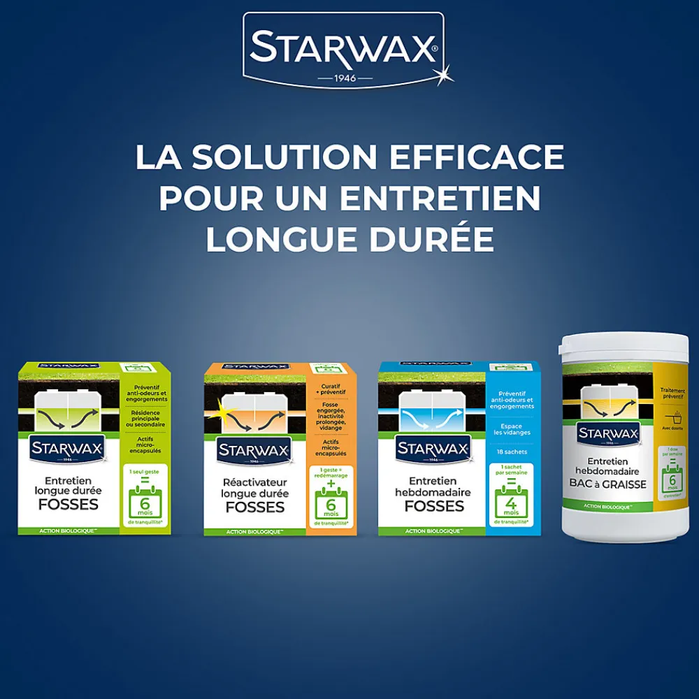 Entretien hebdomadaire bac à graisses 750g,>Starwax Sale