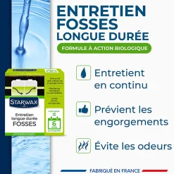 Entretien longue durée 6 mois fosses septiques 500g><noscript><img width=