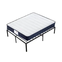 Teeno Epaisseur 22 cm matelas à ressorts + cadre de lit en métal 140x190 cm* Ensemble Sommier Et Matelas