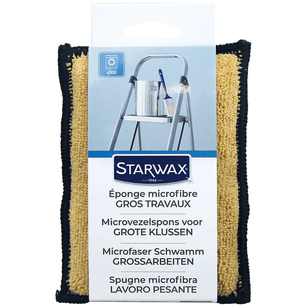 Eponge microfibre pour gros travaux>Starwax