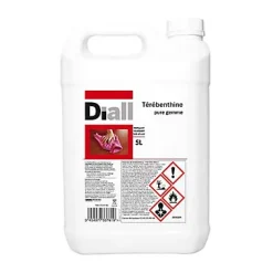 Diall Essence de térébenthine pure gemme 5L* Essence De Térébenthine