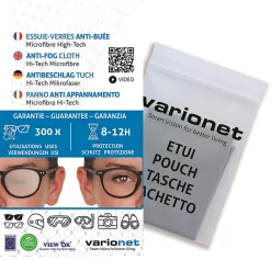 Essuire-verres anti-buée microfibre high-tech>Varionet New