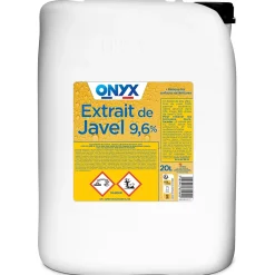 Onyx Extrait de javel concentration 9,6% 36° bricolage 20L* Désinfectant
