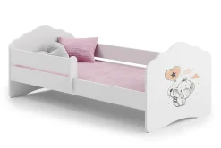 FALA lit enfant avec barreau 160x80 Eléphant>Kobi Outlet