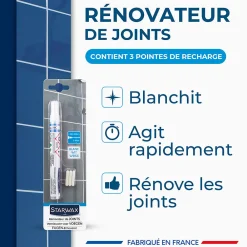 Feutre blanchisseur joints + 3 pointes de rechange><noscript><img width=