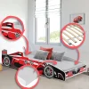 Kobi FORMULA lit enfant rouge 160x80 cm*Enfant Lit Enfant