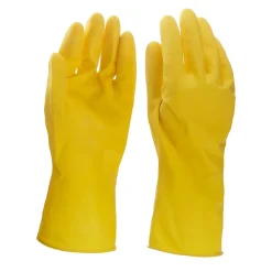 Gant de ménage en latex Taille S jaune* Gants De Ménage