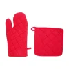 Gant et manique - coton - rouge - Atmosphera>Atmosphera Créateur D'Intérieur Outlet