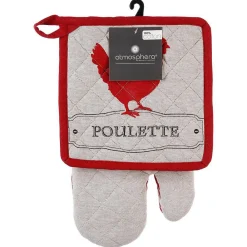 Gant et manique Poule - coton - Atmosphera><noscript><img width=