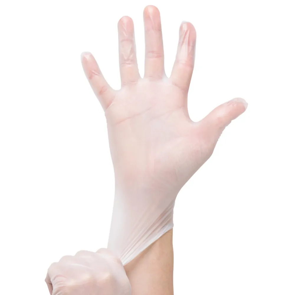 Gant jetable en nitrile pour la manipulation générale Taille 9 blanc, lot de 100>Site Best