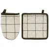 Gant manique Helu noir beige H20cm - Atmosphera>Atmosphera Créateur D'Intérieur New