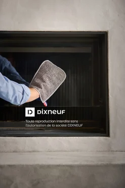 Gant microfibre pour vitre de cheminée et poêle Plus'net><noscript><img width=