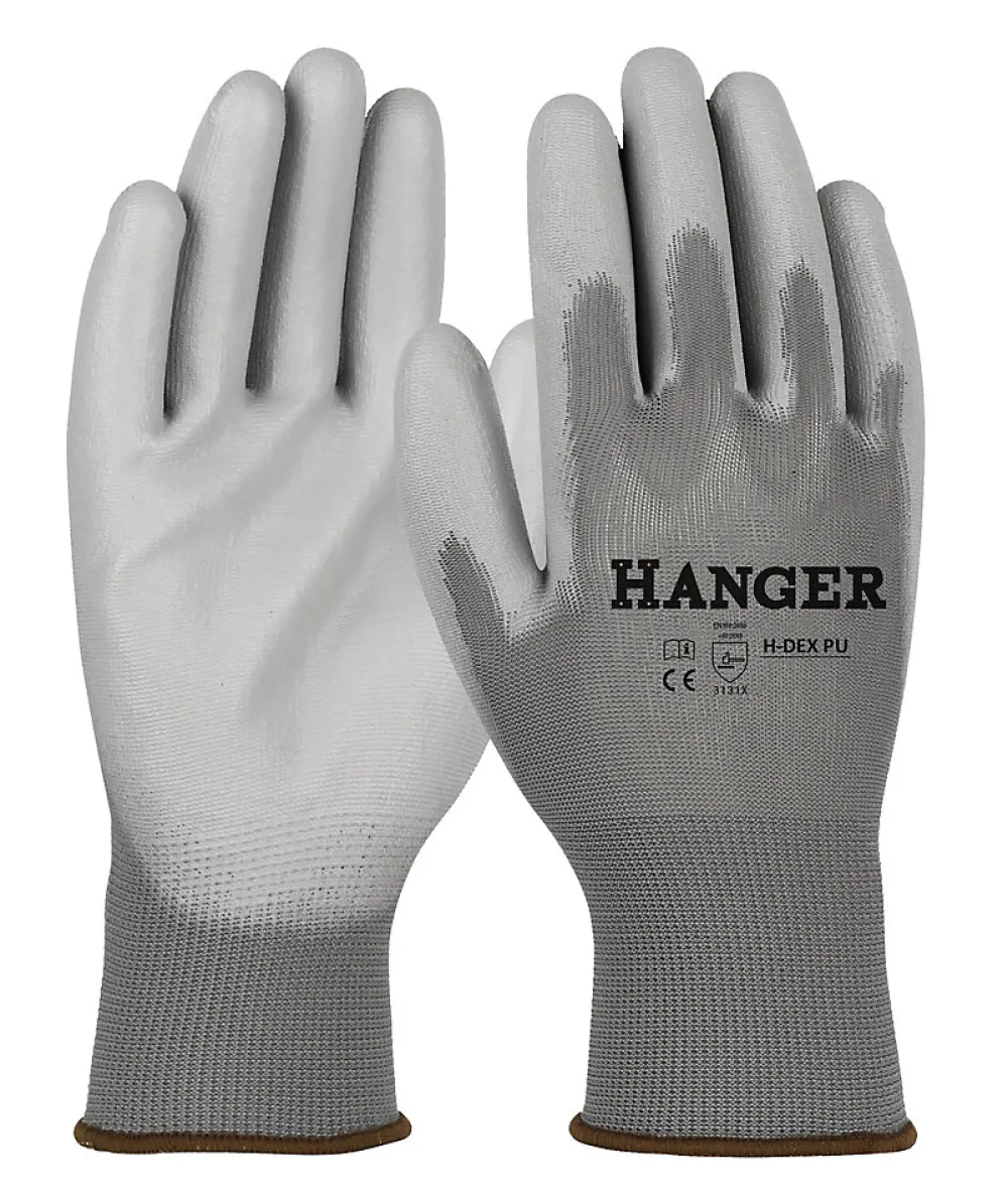 Hanger Gants de travail H-Dex T 9 enduit polyuréthane en 3 paires - - 300003* Gants De Ménage
