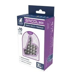 Gants en latex Bricol'Box Taille 9, 10 pièces>Elephant Outlet