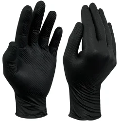 Site Gants jetables nitrile noir taille 9 - 50 pièces* Gants De Ménage