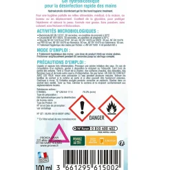 Gel hydro-alcoolique désinfectant pour les mains 100ml>Wyritol Best