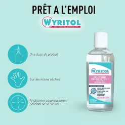 Gel hydro-alcoolique désinfectant pour les mains 100ml><noscript><img width=