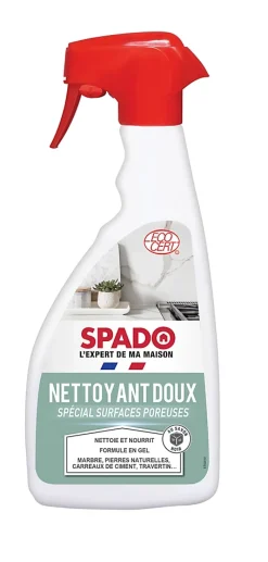 Spado Gel nettoyant doux spécial surfaces poreuses 500ml* Produit Multi-Usages