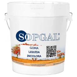 Sopgal Gomme liquide incolore (5 kg) - Imperméabilisant élastique haute résistance pour terrasses et balcons* Nettoyant Et Entretien Pour Sol