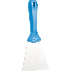 Grattoir à main lame inox 100 mm Bleu>Vikan Discount