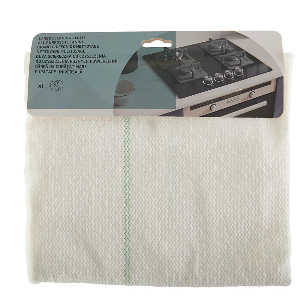 Gris chiffon de nettoyage multiusage blanc L.80 x l.80cm>
