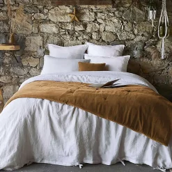 HARRIS - Chemin de Lit 90x200cm Velours de Coton Coloris Camel>Altobuy Outlet