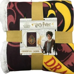 - Couverture motif/style emblème de Poudlard Multicoloured (150 cm x 100 cm)><noscript><img width=