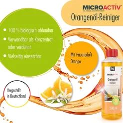 Höfer Chemie Microactiv Nettoyant Concentré À L'huile D'orange 4 x 500 Ml* Nettoyant Et Entretien Pour Sol