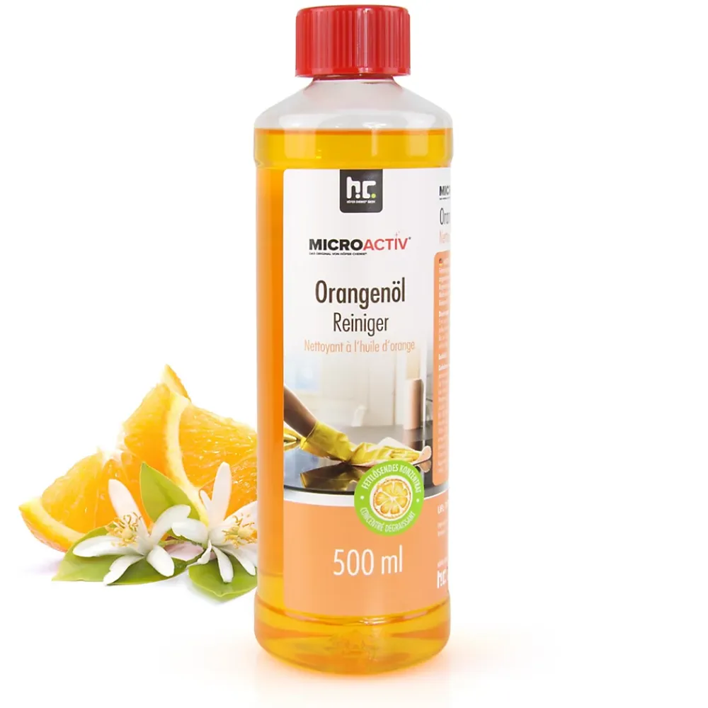Höfer Chemie Microactiv Nettoyant Concentré À L'huile D'orange 4 x 500 Ml* Nettoyant Et Entretien Pour Sol