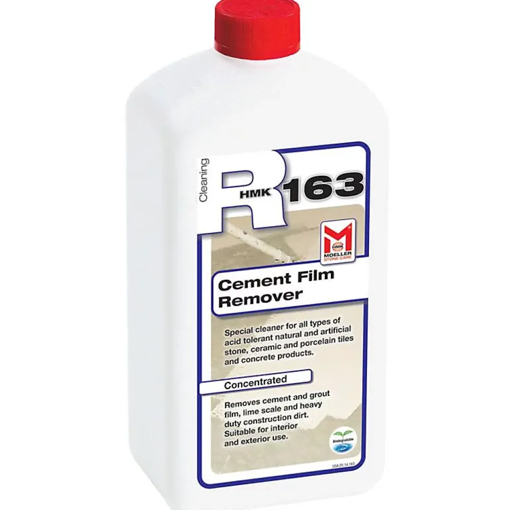 Moeller Stone Care HMK R163 - Nettoyant voile de ciment - Moeller - 1 L* Nettoyant Et Entretien Pour Sol