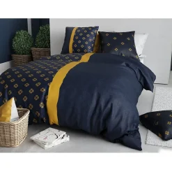 Housse couette + taie en coton Nills>Eden Outlet