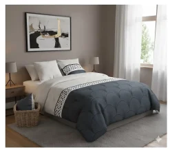Eden Housse couette + taie Eventails graphique arcadie* Parure De Lit