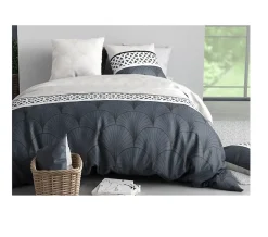 Eden Housse couette + taie Eventails graphique arcadie* Parure De Lit