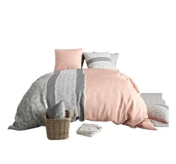 Housse couette + taie Manda cora>Eden