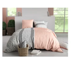Housse couette + taie Manda cora><noscript><img width=