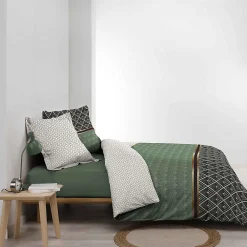 Housse de couette + 2 taies d'oreiller Belor - - Parure de couette 260 x 240><noscript><img width=